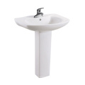 Lavabos de baño más populares Ceramic Hand Wash Pedestal Basin